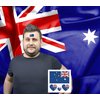 Australian Flag Tattoos,10 Sheets Australian Flag Temporary Tattoos Stickers,40 Pcs Waterproof Sweat Sports National Flag Tattoos For Men Kids Women(Australian)