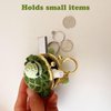 ZIUGLIKAL Turtle Purse Mini Coin Organizer Usb Flash Drive Jewelry Backpack Keychain Decoration Handmade Crochet Gifts For Boys & Girls