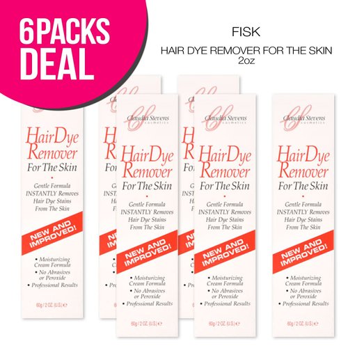 (6 PACKS) Claudia Stevens Hair Dye Remover For The Skin 2oz Deal Package, Hair Color Remover