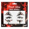 Face Jewels by Moon Terror - Festival Face Body Gems, SFX Make up, Crystal Make up Eye Glitter Stickers, Temporary Tattoo Jewels, Special Effects Make up (Freak Show)