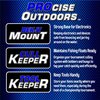 PROcise Outdoors Dek-It Boat Fish Finder Mount Single Unit Dash Mount, Mount for Fish Finders & Depth Finders, Bassmaster Tested Fish Finder Mounts for Boats, GPS Electronics Fish Finders Mounting Kit