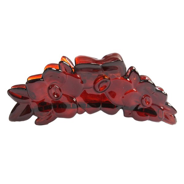 Caravan Small French Rose Bush Hair Claw Tortoisese Shell, 65 Ounce