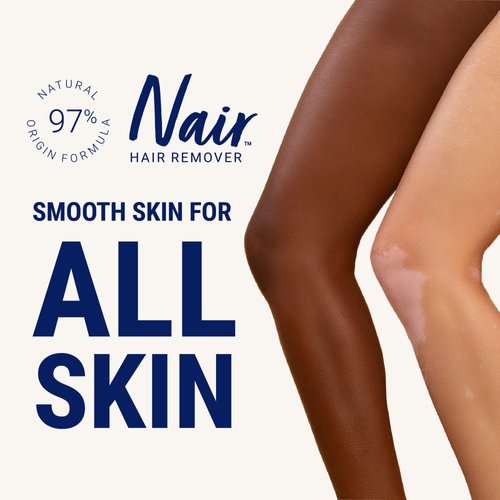 Nair Hair Remover Wax Ready Strips for Legs & Body, No Mess Waxing Kit for Hair Removal, 3-pack Wax Strips, 40ct Each Wax Kit