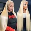 MYDIVA 613 13x6 Lace Front Wig Human Hair 28 inch Straight Blonde Lace Front Wigs Human Hair 180% Density 613 HD Lace Frontal Wig Blonde Wig Human Hair Pre Plucked With Baby Hair