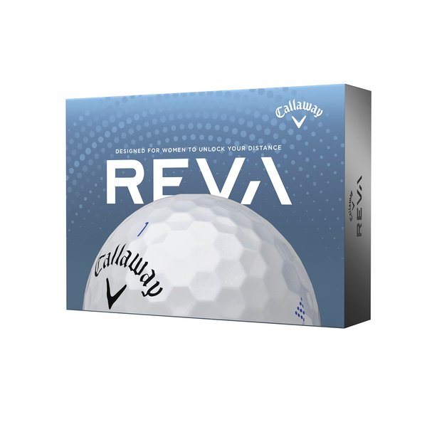 Callaway REVA Golf Balls (one dozen) (2023 Version, White)