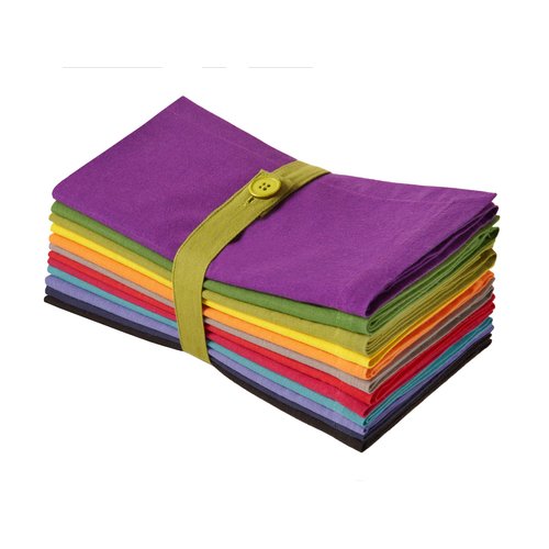 COTTON CRAFT Multicolor Cloth Napkins - Set of 12 Pure Cotton Everyday Lunch Dinner Napkin - Spring Summer Fall Holiday Birthday Party Gift - Soft Washable Absorbent Reusable Napkin - Oversized 20x20