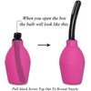 Enema Bulb for Men or Women - Douche Cleaner - 310 ml Capacity (Purple Color)