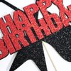 Qertesl Guitar Cake Topper，Music Theme Cake Topper，Music Note Birthday Cake Toppers Decorations For Musician Birthday Party Rock Theme Party Guitar Theme party Supplies
