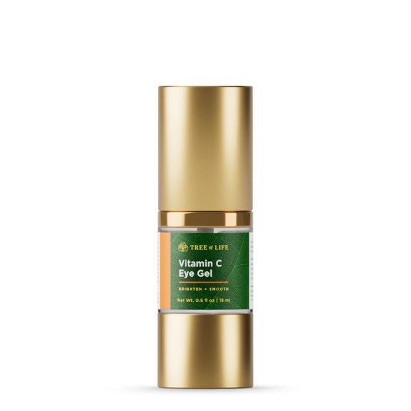 Tree of Life Anti-Aging Eye Treatment Gel Cream to Hydrate Dark Circles and Reduce Puffiness, Bags and Wrinkles, Vitamin C