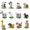 MJDDJA Party Favor for Kids, Mini Animals Building Blocks Sets Goodie Bags Stuffers for Kid, Small Toy Prizes, 12Pack Kit Birthday Party Favor Gifts Toys for Ages 8-13