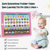 Wenbeier Kids Tablet Learning Pad Toddler Tablet with ABC Word Song Music Number Electronic Interactive Toy for Educational Preschool Boys & Girls 3 4 5 Years Old