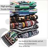 SAWINDA Boho Headbands for Women Fashion Wide Stretch Hair Bands Knotted Turban Head Bands Yoga Running Elastic Soft Head Wrap Headbands Accessories for Teen Girls
