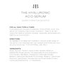 BIBA DE SOUSA Hyaluronic Acid Serum for Face - Hydrating, Anti Aging Serum - Sensitive and Acne Skin Safe (1 Oz)