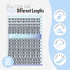 IECILI Lash Clusters Individual Lashes - 280pcs 20D Cluster lashes for DIY Lash Extensions -Super Thin & Soft Eyelashes 8-14mm C Curl Cluster Eyelash Extensions for Natural Wispy Look