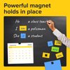 Hyper-Sticky Magnets with Adhesive Backing (300 pcs) - Strong Magnetic Squares for Whiteboard, Fridge, Crafts - Easy to Cut Stickers for Planning and Organization - Science Education Magnets