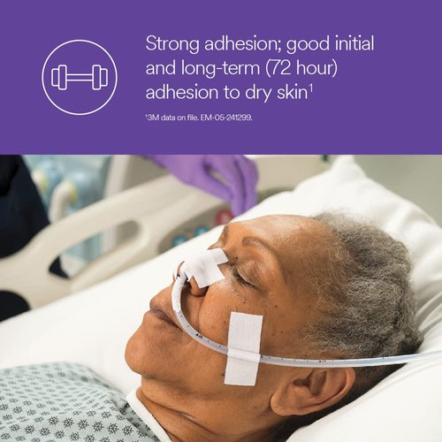 3M™ Durapore™ Surgical Tape 1538-0, 1/2 inch x 10 yard (1,25cm x 9,1m), 24 Rolls/Box