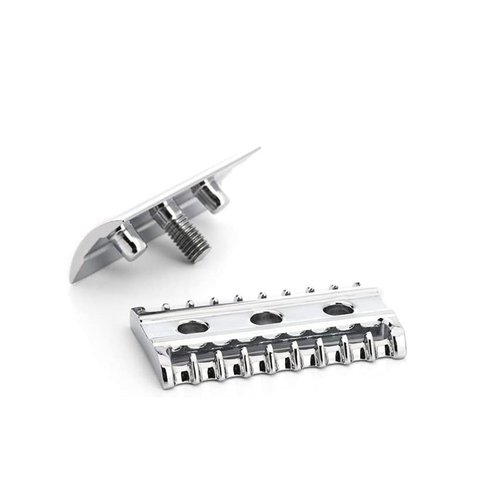 MÜHLE Grande R41 Double Edge Safety Razor (Open Comb) | Perfect for Everyday Use | Barbershop Quality Close Smooth Shave | Luxury Razor for Men