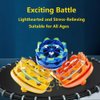 Fireworks Spinning Tops with Spark Effects, Bey Battling Top Burst Gyros Toy, Gift for Boys Ages 6-8-10-12, Fidget Sensory Toys for Kids with Autism, Perfect for Christmas and Party Favors (2-Pack)