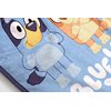 Jay Franco Bluey Again Throw Blanket - Measures 46 x 60 inches, Kids Bedding - Fade Resistant Super Soft Fleece (Official Bluey Product)