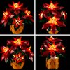 BRIKSMAX Light Kit for Lego Poinsettia -Innovative Led Lighting Compatible with Lego Icons 10370- Not Included Lego Set