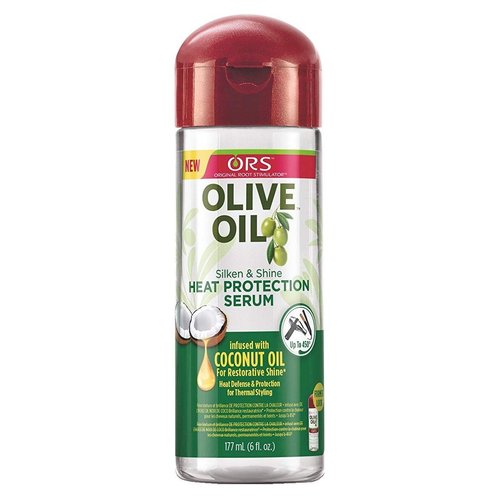 Ors Olive Oil Serum Silken & Shine Heat Protection 6 Ounce (177ml) (2 Pack)