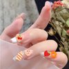 WEILUSI 100PCS Resin Kawaii Nail Charms Flat Back Fake Candy Slime Charms 3D Mixed Assorted Sweets Cake Mini Charms Rhinestones for DIY Craft Jewelry Making Nail Decoration