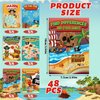 Hungdao 48 Pcs Pirate Mini Activity Books Bulk for Boys Pirate Party Favors Games Challenging Activities Include Mazes, Word Search, Find Difference and More for Girls Pirate Party Gift Bag Stuffers