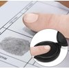 Compact Ink Pad for Fingerprints - Set of 1, Black - Easy-to-Store and Easy-to-Wash Thumbprint Ink Pad for Notaries, Schools, Police, and Crafts