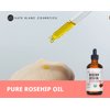Kate Blanc Cosmetics Rosehip Oil for Face & Skin (1oz, Organic, Pure, Cold Pressed) Rosehip Seed Face Oil for Facial & Gua Sha Massage