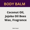 Black Canyon Pomegranate Champagne Scented Body Balm with Jojoba Oil, 16 Oz