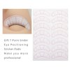 25 Pairs Practice Lashes for Lash Extensions Training Eyelash Extension Supplies Practice Lash Strips Thin Band 8mm Mimic Natural Eyelash for Mannequin Head Lash Tech Must Haves by EMEDA