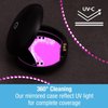 Tilcare UVC Retainer Case for Invisalign Dental Aligner with UV Light for Aligners, Retainers, Mouth Guard, Whitening Trays - Remove Odors