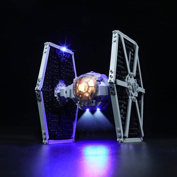Upgraded Light Kit Compatible with Lego Imperial TIE Fighter Building Blocks Model, Lights Decoration Compatible with Lego 75300 (Model Not Included)