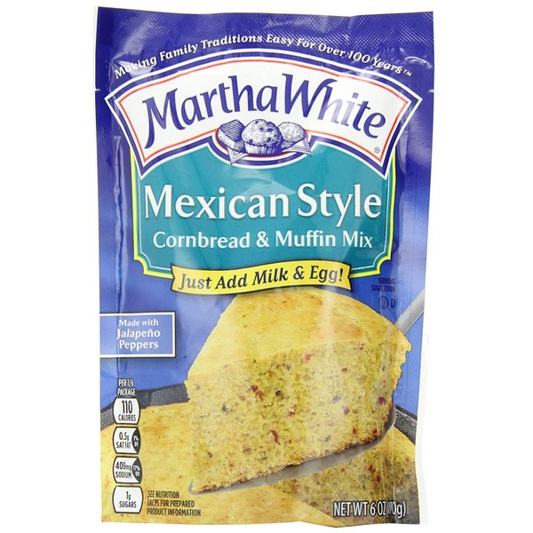 Martha White Mexican Style Corn Bread & Muffin Mix (6 oz) 3 Pack