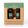 Plant Therapy Hair Therapy Blend & Serum Set - Strengthen, Repair and Grow Shiny Healthy Hair, 1 oz Serum & 10 mL Essential Oil Blend