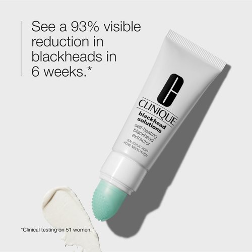 Clinique Blackhead Solutions Self-Heating Blackhead Remover With Salicylic Acid For All Skin Types, 0.68 fl. oz.