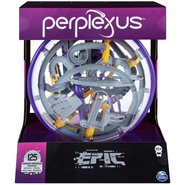 Perplexus, Epic 3D Gravity Maze Game Brain Teaser Fidget Toy Puzzle Ball, for Kids & Adults Ages 10 and up