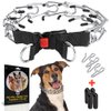 PetJett Prong Collar for Dogs - No Pull Choke Collar for Dogs, Pinch Collar for Dogs, Dog Training Collar & Dog Walking Tool for Small, Medium, or Large Breed - Stainless Steel Metal Dog Choker Chain