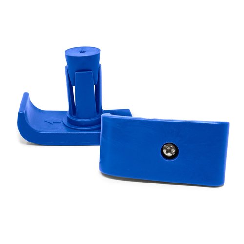 Top Glide Flexfit Caps - Walker Ski-Glides (Pair) - (Fits 7/8" - 1 1/8") - Blue