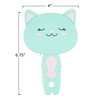 Forever 21 Hairbrush - 1pc Cute Animal Character Hairbrush, Comfort & Control Cushion Hair Brush w/Gentle Bristles, Cushion Base, and Animal Ears (KITTY)