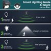 Luposwiten Solar Outdoor Lights Waterproof - Super Bright Motion Sensor Outdoor Lights Easy to Install Solar Lights for Outside, Front Door, Yard, Garage, Garden, Patio, Deck (4 Pack)
