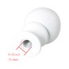 DGBRSM 2pcs 1-1/2 Inch Lamp Finial Oil Rubbed White Steel Ball Knob Lamp Shade Finial Lamp Shades Finials Cap Knob Lamp Decoration for Lamp Harp Holder
