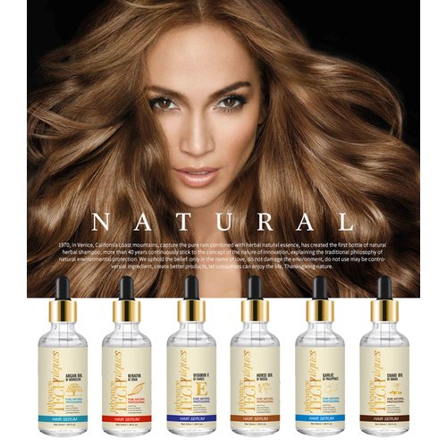 DISAAR Beauty Hair Serum Anti Frizz Nourish Damaged Repair Color Protection Pure Natural Professional Advance Techniques Care 50ml/1.69oz (Horse Oil Of Russia)