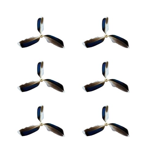 BSLOB Spinning Feather Propeller Cat Toy Refill, 6-Pack Cat Feather Toy Refill Cat Wand Toy Refill Attachment Replacement with Clasp (6-Pack)