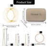 Bobby Pins - Hair Nets for Buns - Dance Competition Must Haves - 2pcs Invisible Hair Nets，20 Pieces U Shaped Pins 10 pcs Bobby Pins, 4pcs Hair Elastic Bands for Ballet Bun, Yoga,Working(Blonde)