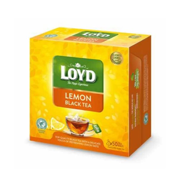 Loyd the Magic Experience Flavored Black Tea LEMON 50 teabags