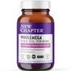 New Chapter Wholemega for Moms Fish Oil Supplement - Prenatal DHA with Omega-3 + Vitamin D3 for Prenatal & Postnatal Support - 90 ct, 500mg Softgels