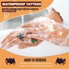 360 Kinds Luminous Tattoos For Kids, Robots/Sharks/Cars/Various Animals, Etc Mixed Styles Temporary Tattoo Stickers For Boys And Girls, Glow In The Dark Party Supplies, Kids Gifts