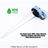 Greant 6 Pack Replacement Straws for 32 oz Hydro Flask Wide Mouth Bottles - BPA Free with Brush