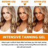 Luxury Intensive Tanning Gel, Intensive Tanning Luxe Gel, Natural Tanning Cream Gel for Natural Tan Skin, Tanning Gel for Sunbeds and Outdoor Sun
